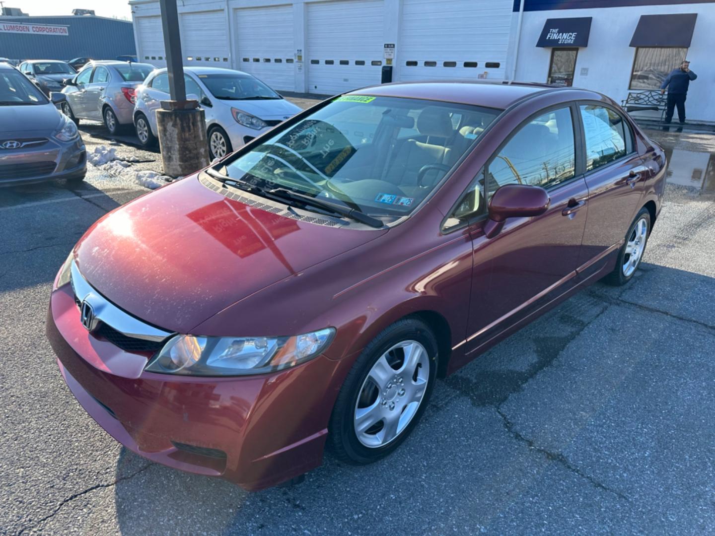 2011 RED Honda Civic LX Sedan 5-Speed AT (19XFA1F5XBE) with an 1.8L L4 SOHC 16V engine, 5-Speed Automatic transmission, located at 1254 Manheim Pike, Lancaster, PA, 17601, (717) 393-9133, 40.062870, -76.323273 - Photo#0